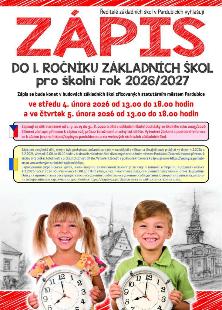 Zápis do 1. ročníku