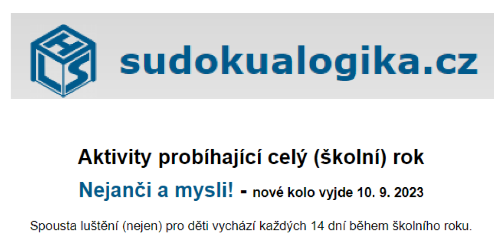 Soutěž v sudoku